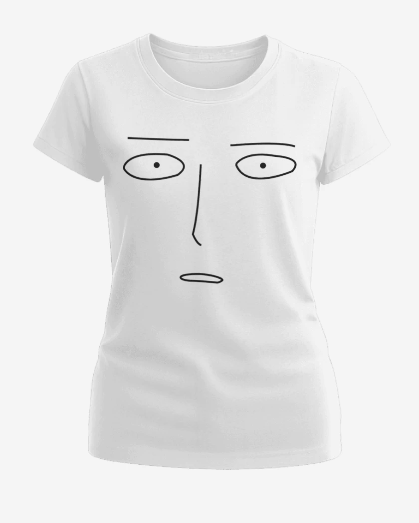 Polera de Mujer Blanco de Saitama Face