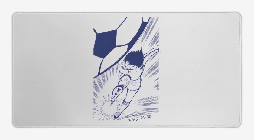 Mouse pad Gamer Blanco de Tsubasa|