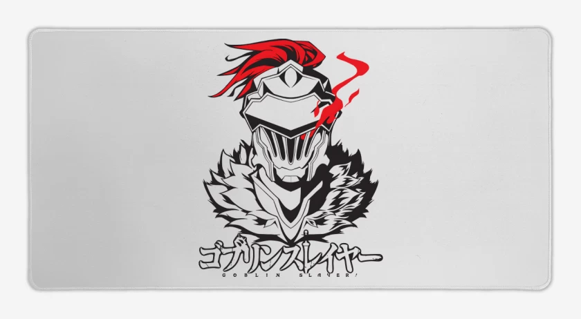 Mouse pad Gamer Blanco de Goblin Slayer