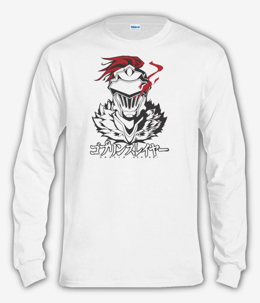 Polera manga larga Blanco de Goblin Slayer