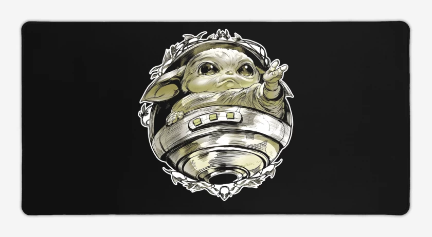 Mouse pad Gamer Negro de The Baby