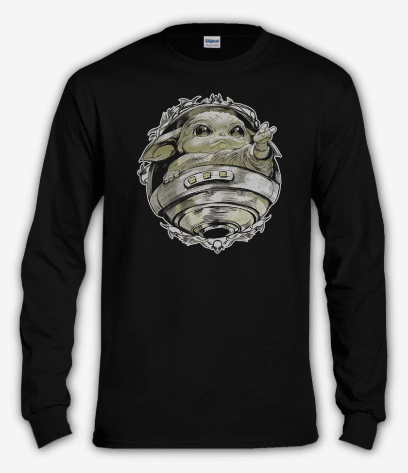 Polera manga larga Negro de The Baby