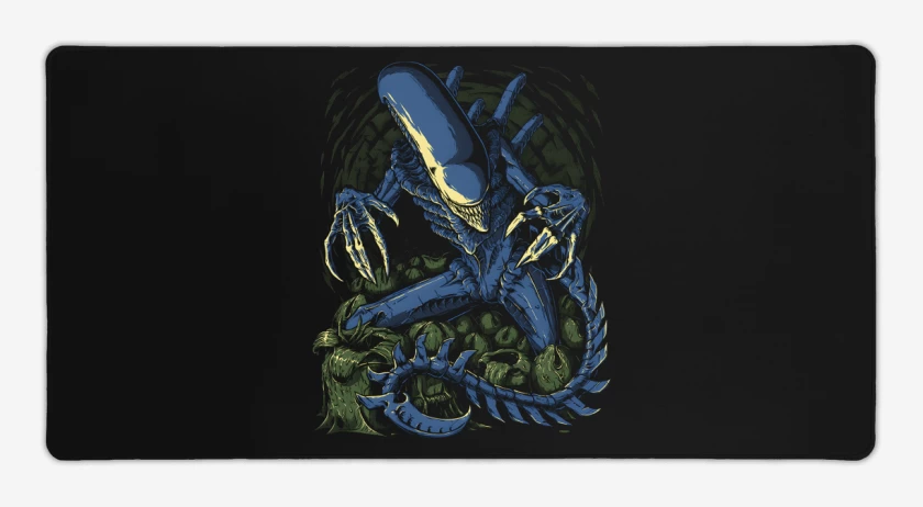 Mouse pad Gamer Negro de El Alien