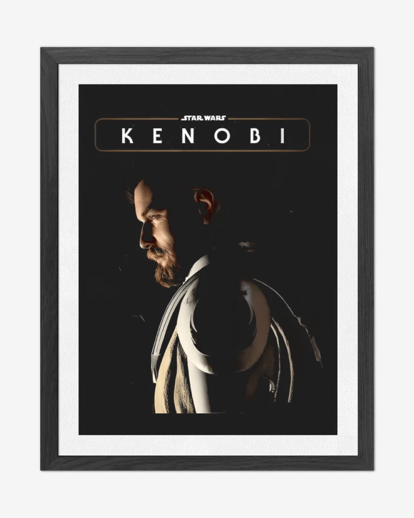 Cuadro decorativo Negro de Kenobi