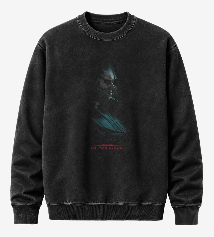 Poleron Polo Acid Wash Negro de Vader 3