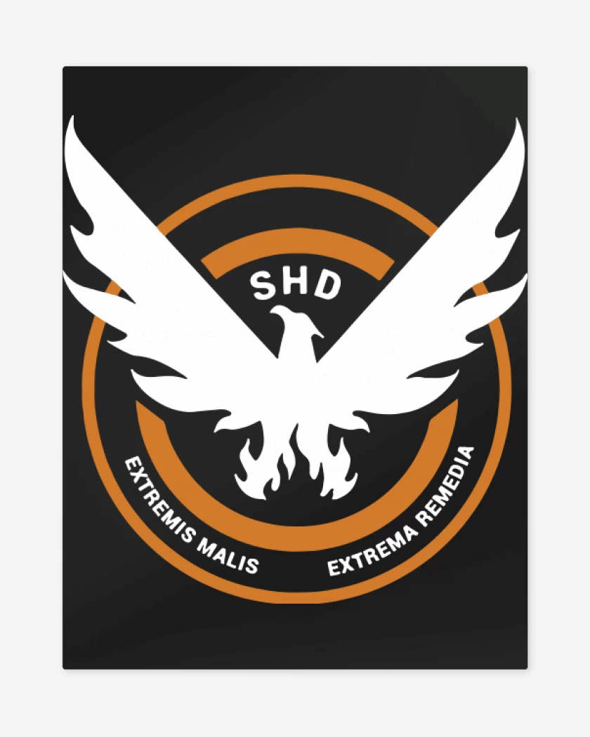 Print metalico Negro de HD