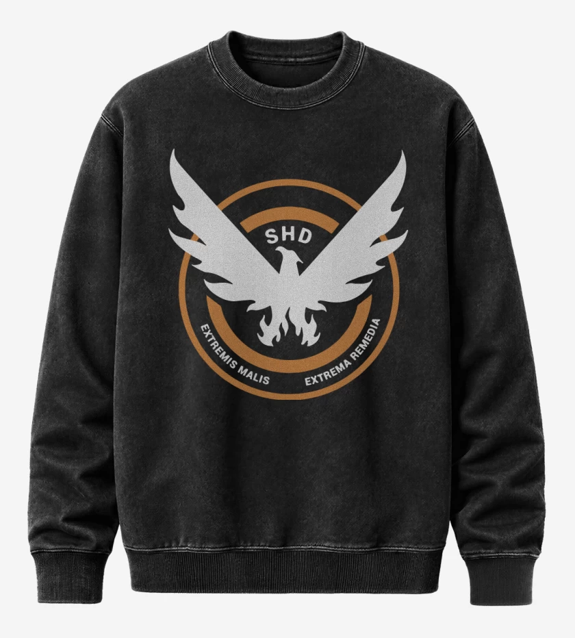 Poleron Polo Acid Wash Negro de HD
