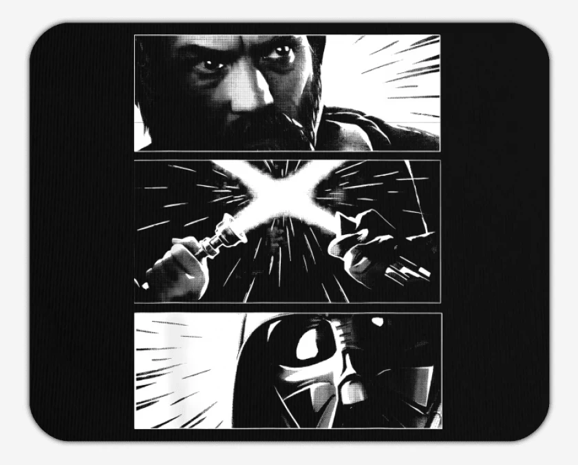 Mousepad Obi wan vs Darth Vader