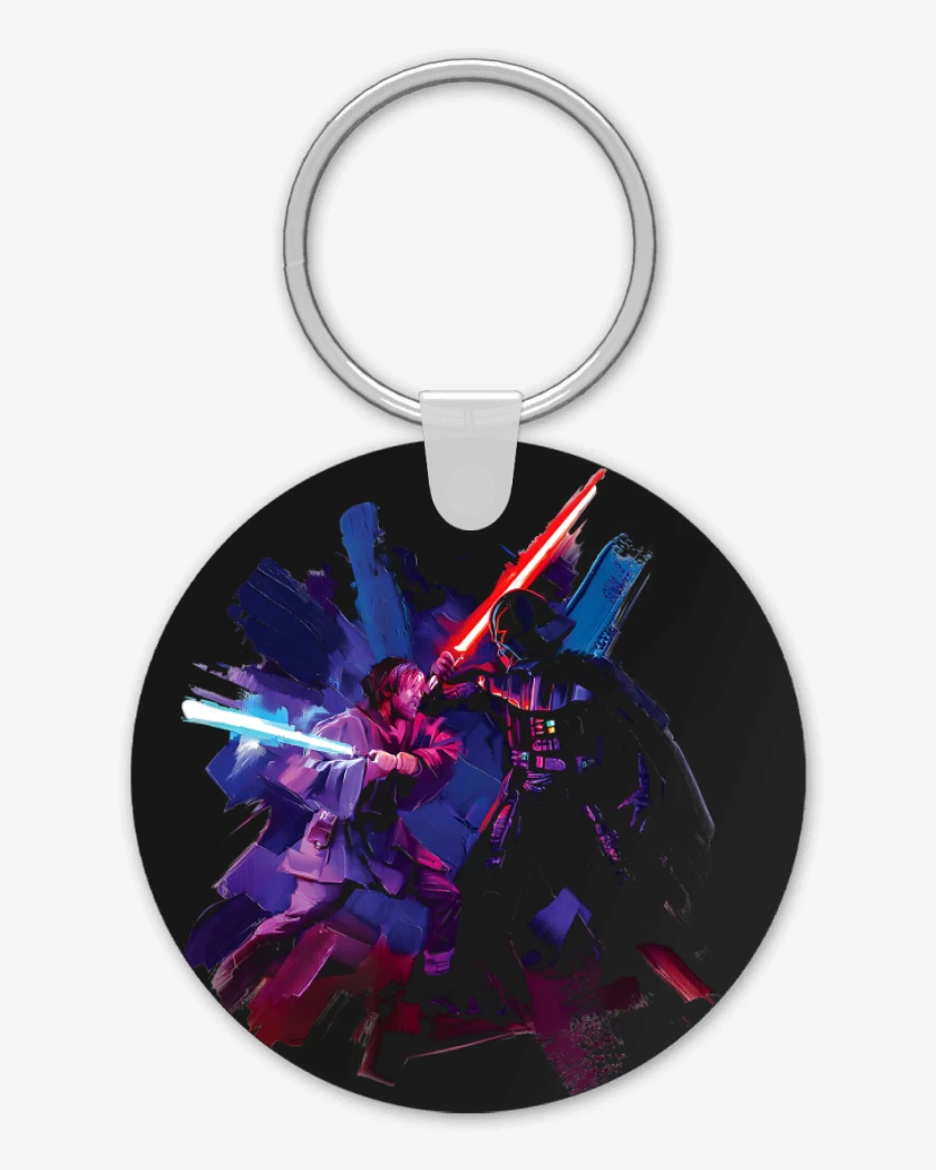 Llavero Vader vs Kenobi 