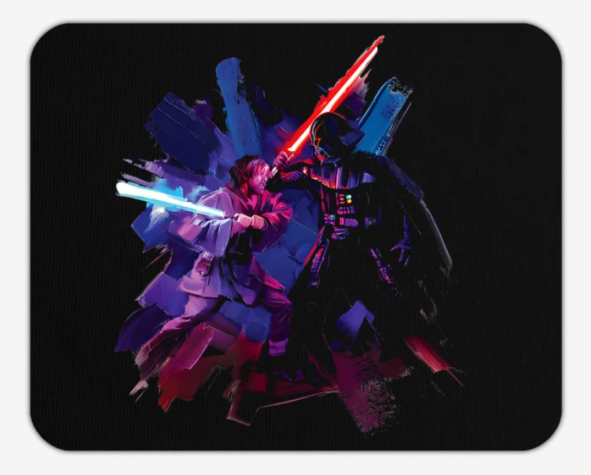 Mousepad Vader vs Kenobi 