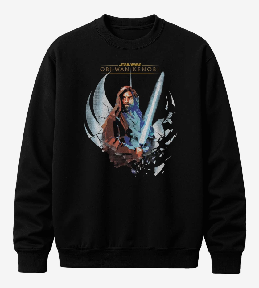 Poleron polo Negro de Obi Wan Kenobi