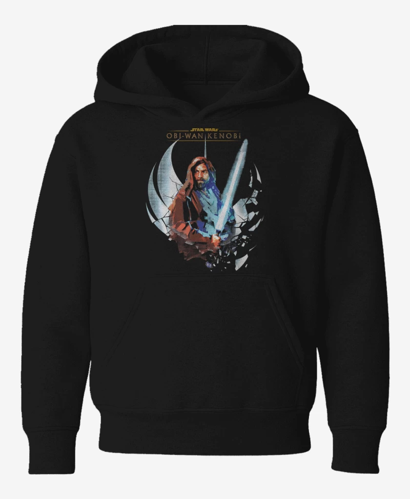 Poleron de niño Negro de Obi Wan Kenobi