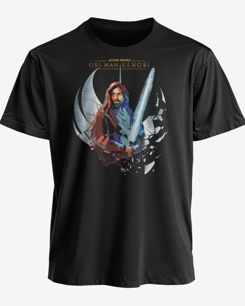 Polera premium Negro de Obi Wan Kenobi