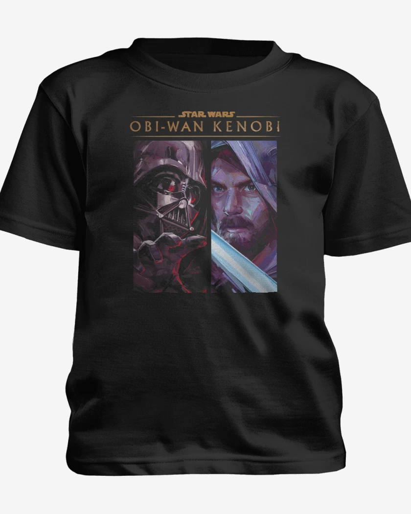 Polera de niño Negro de Darth Kenobi