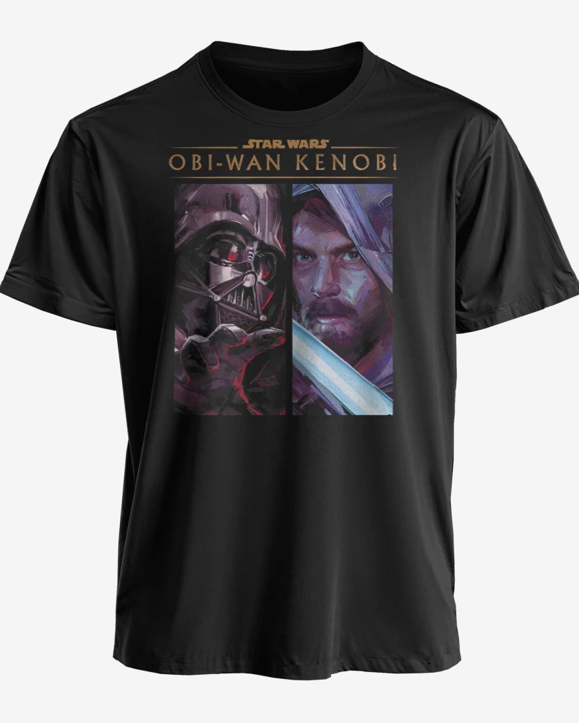 Polera premium Negro de Darth Kenobi
