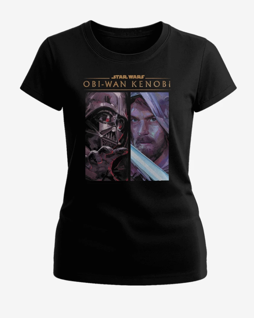 Polera de Mujer Negro de Darth Kenobi