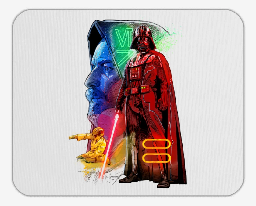 Mousepad El Maestro y el Padawan