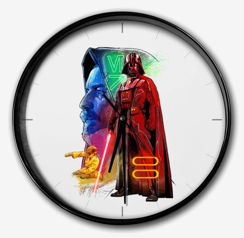 Reloj El Maestro y el Padawan
