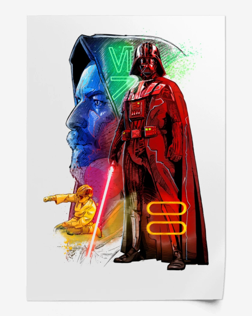 Print El Maestro y el Padawan