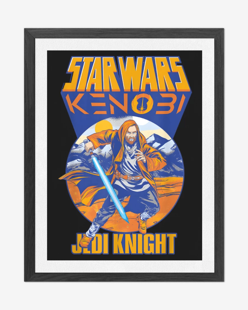 Cuadro decorativo Negro de Jedi Knight