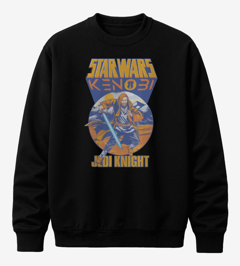 Poleron polo Negro de Jedi Knight