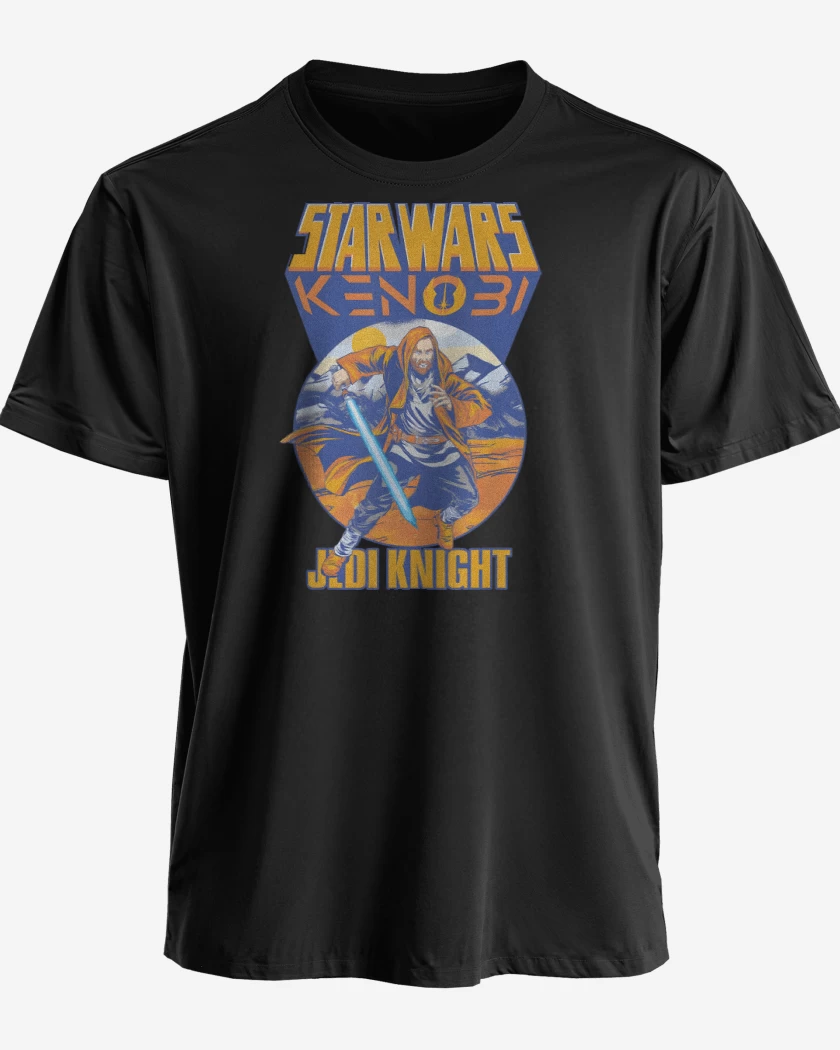 Polera premium Negro de Jedi Knight