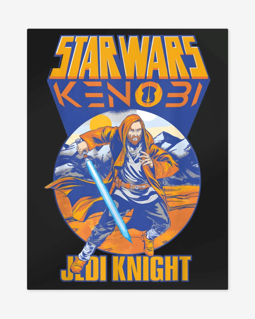 Print metalico Negro de Jedi Knight