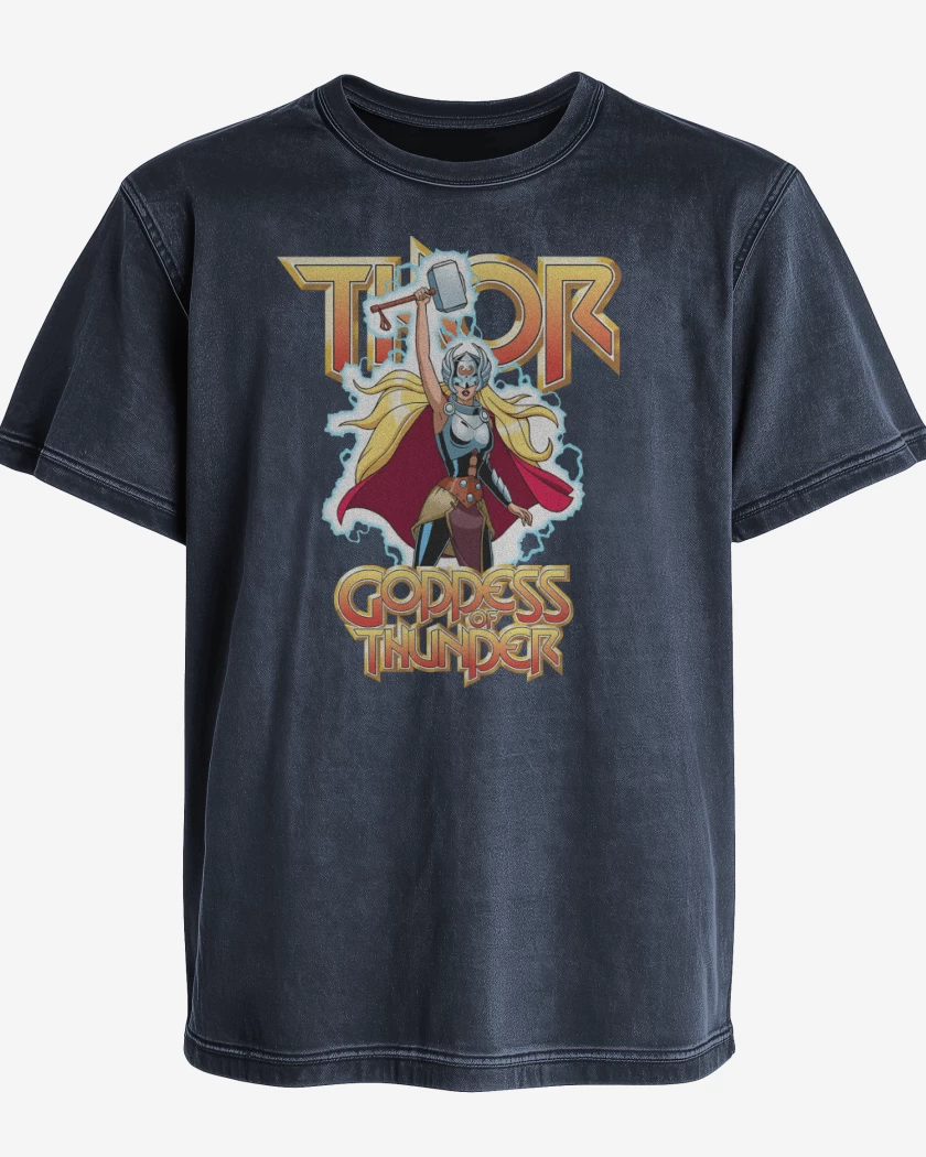 Polera desgastada Diosa del Trueno
