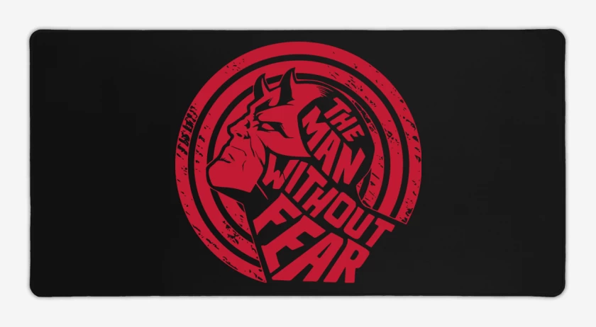 Mouse pad Gamer Negro de The Man without Fear