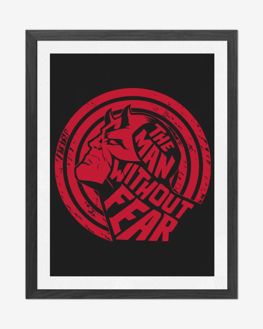 Cuadro decorativo Negro de The Man without Fear