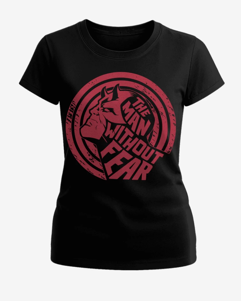 Polera de Mujer Negro de The Man without Fear