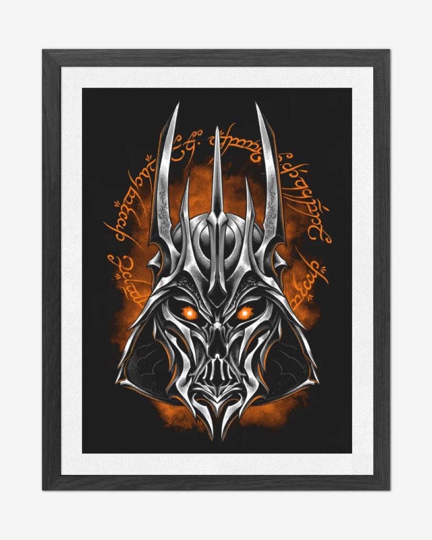Cuadro decorativo Negro de Darth Lord