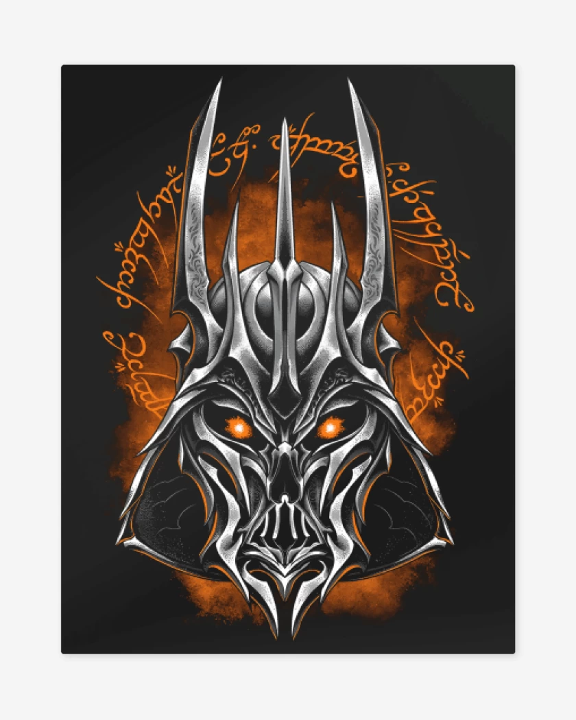 Print metalico Negro de Darth Lord
