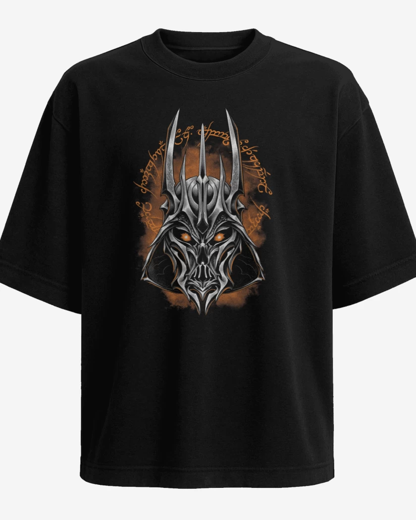 Polera Oversize Negro de Darth Lord