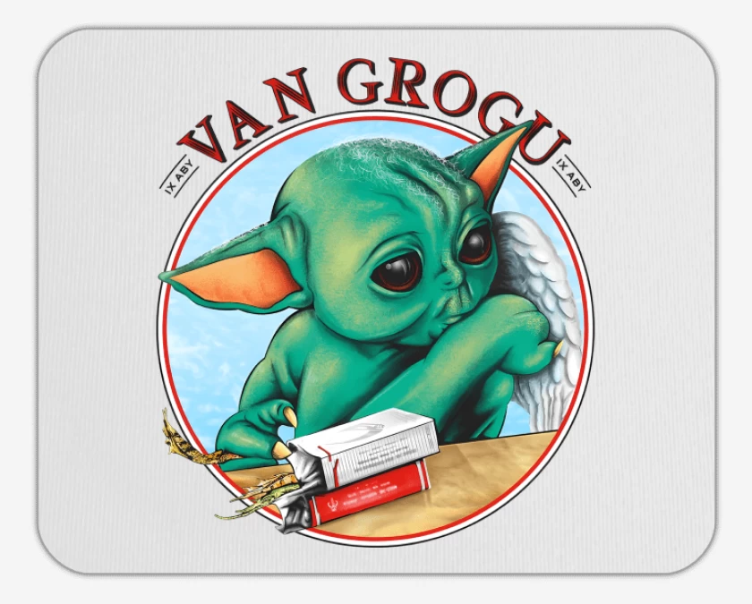 Mousepad Blanco de Van Grogu