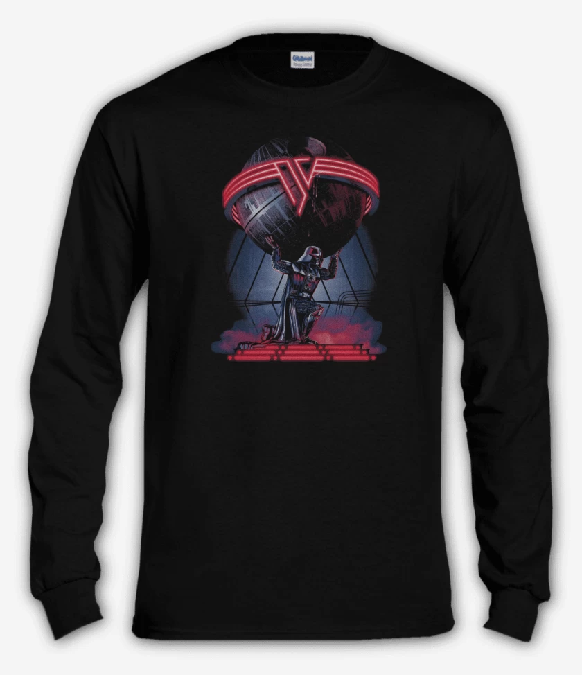 Polera manga larga Negro de Darth Halen