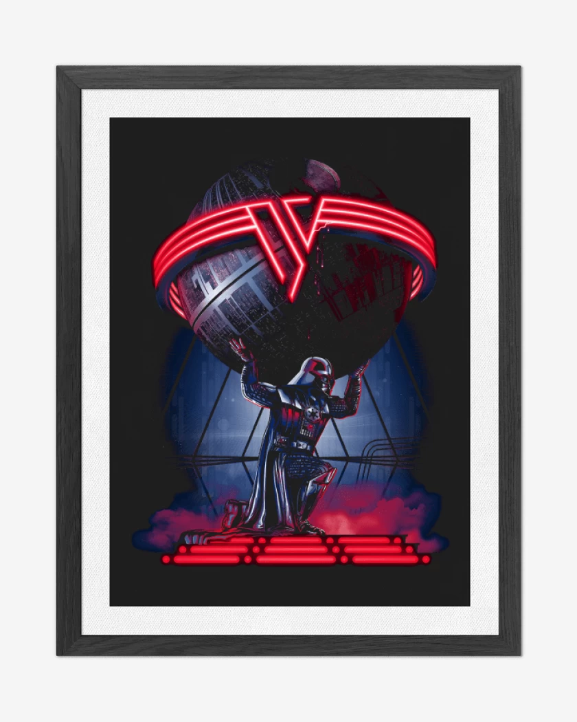 Cuadro decorativo Negro de Darth Halen