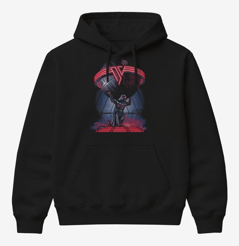 Poleron Canguro básico Negro de Darth Halen