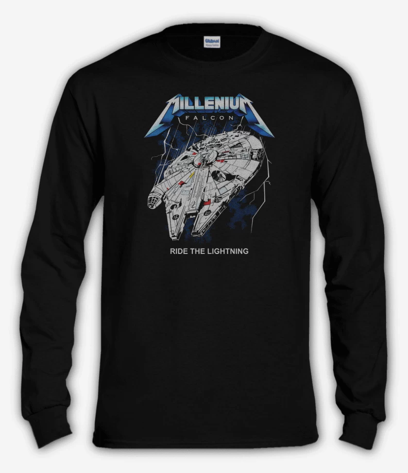 Polera manga larga Millenium Falcon