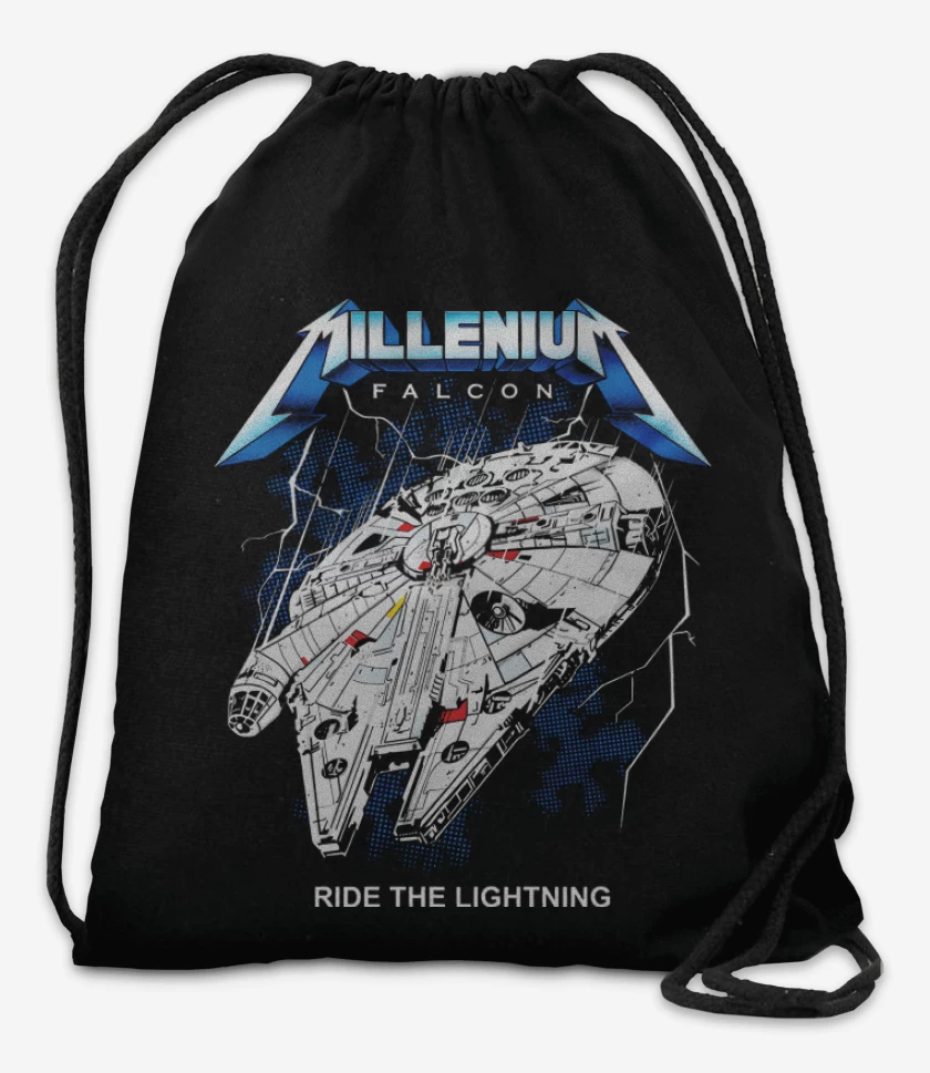 Mochila Negro de Millenium Falcon
