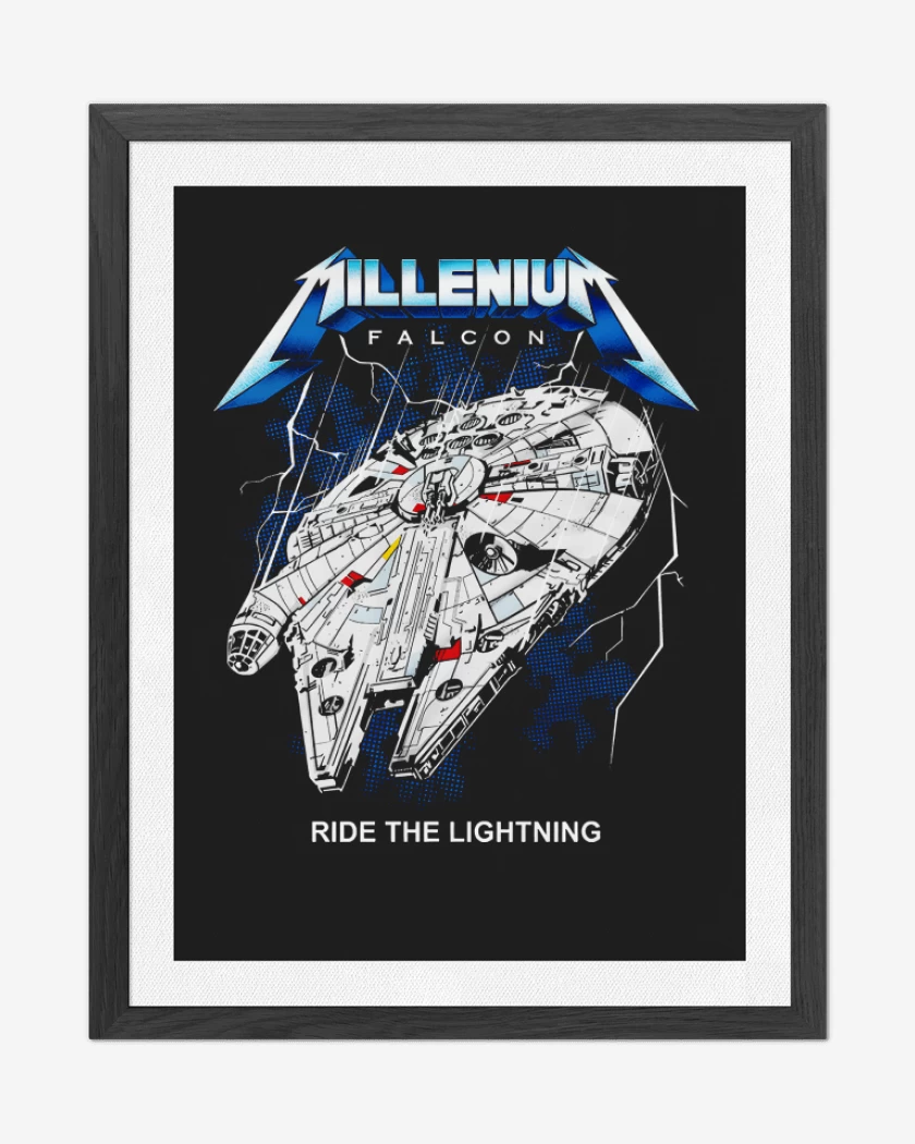 Cuadro decorativo Millenium Falcon