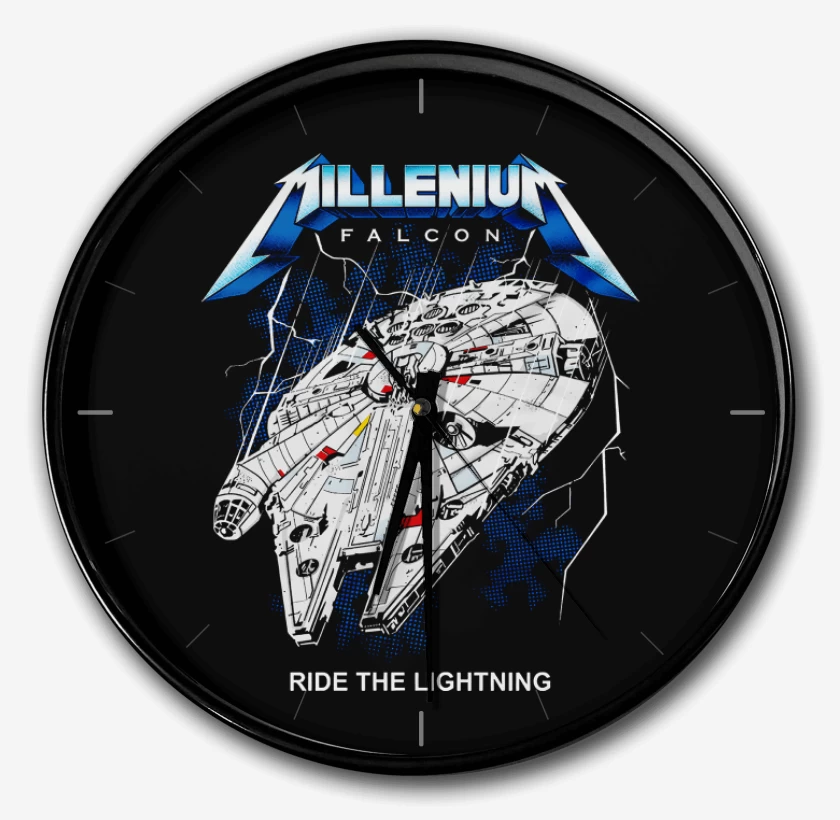 Reloj Negro de Millenium Falcon