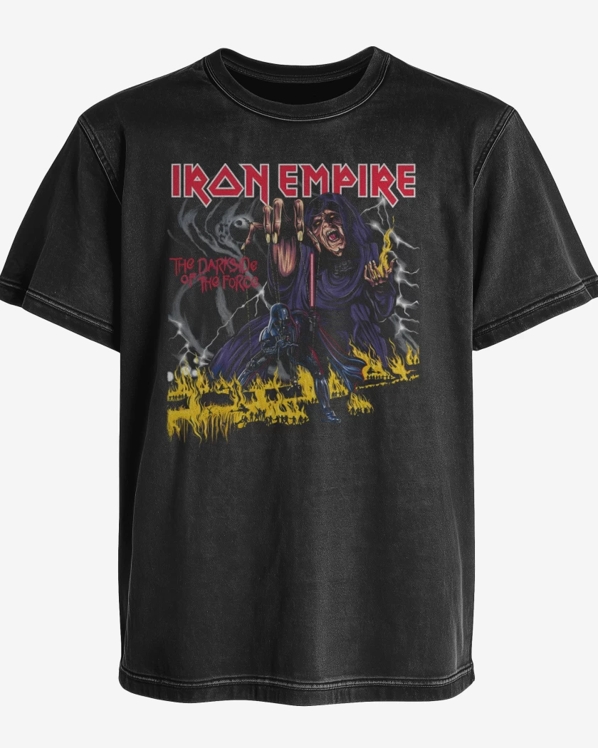 Polera desgastada Iron Empire 