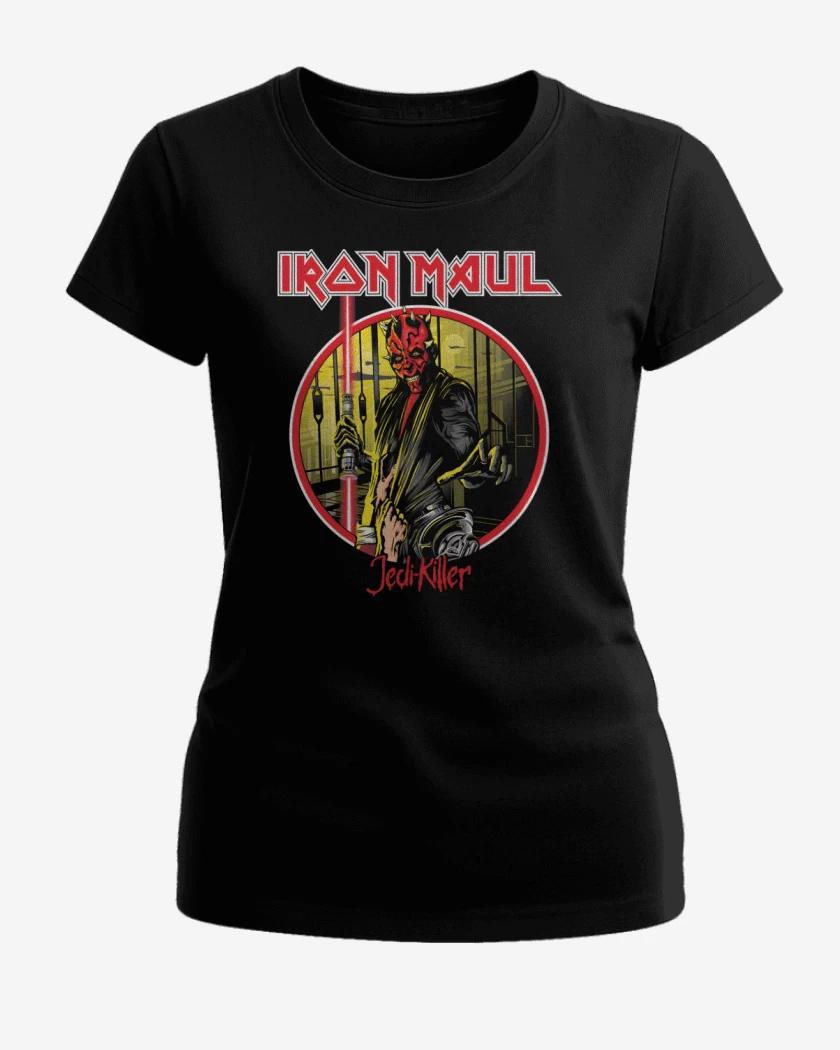 Polera de Mujer Negro de Iron Maul