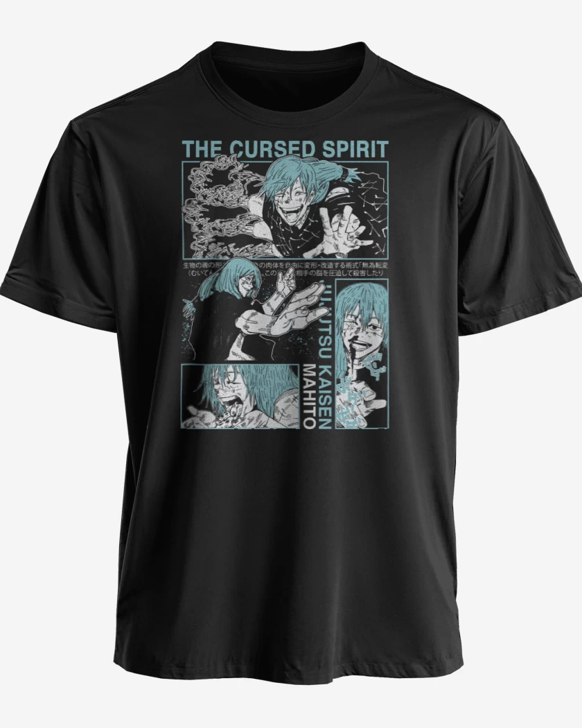 Polera premium Negro de Espíritu Maldito
