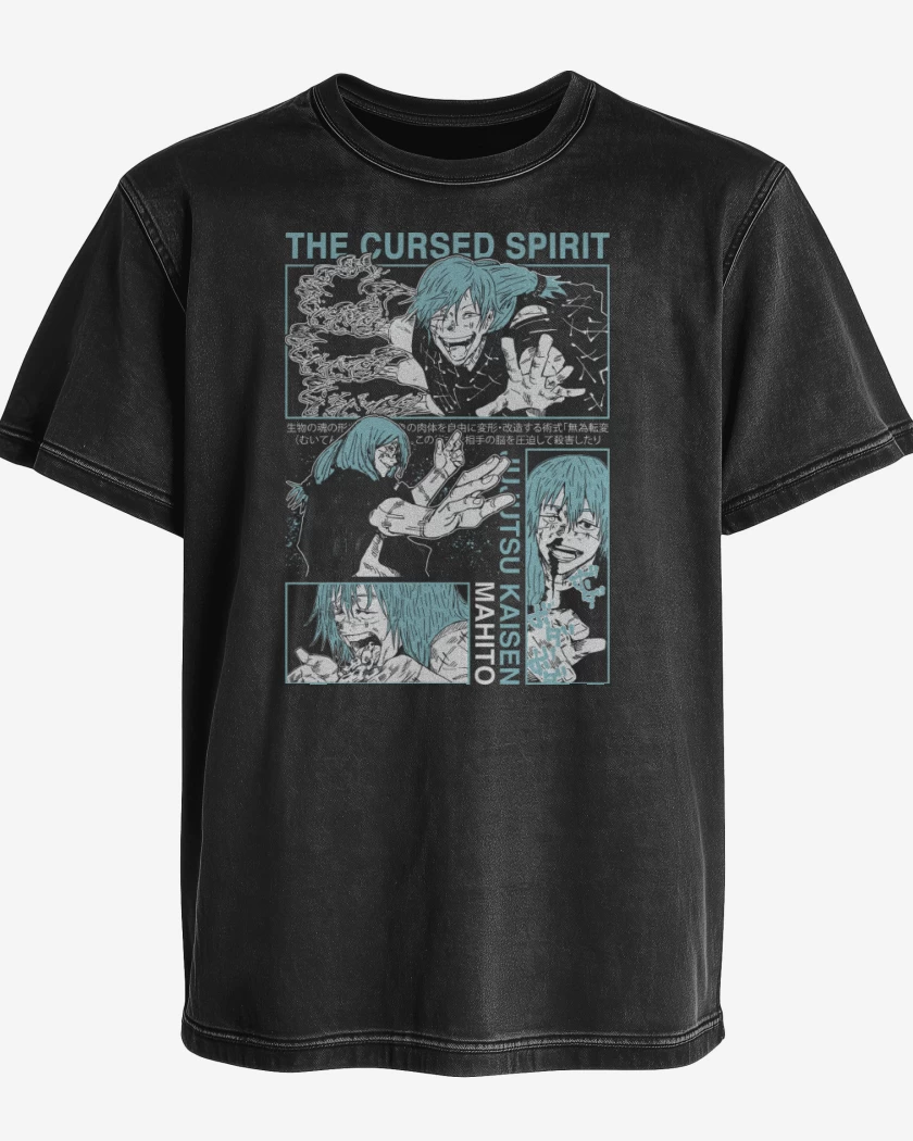 Polera desgastada Espíritu Maldito