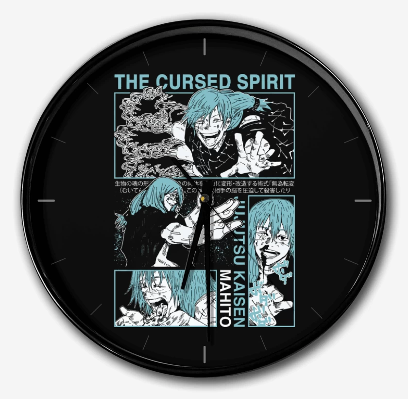 Reloj Negro de Espíritu Maldito