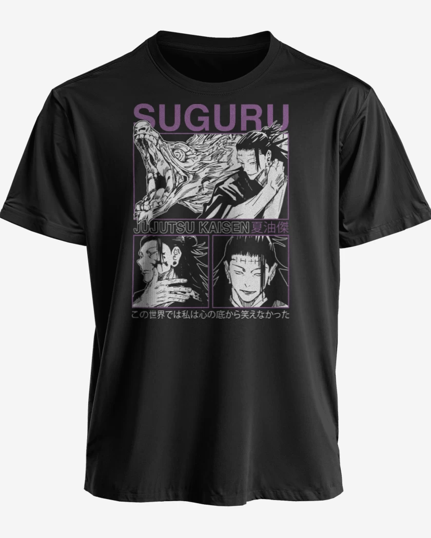 Polera premium Negro de Suguru Geto