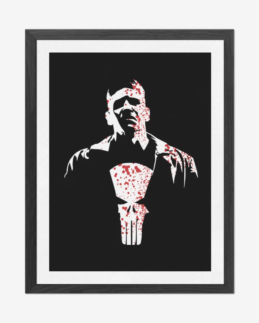 Cuadro decorativo Negro de El que castiga 2