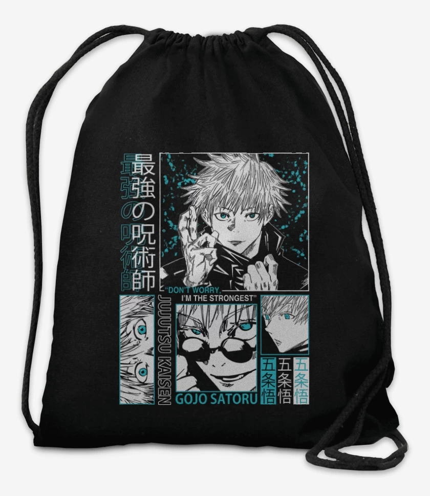 Mochila Negro de Satoru Gojo